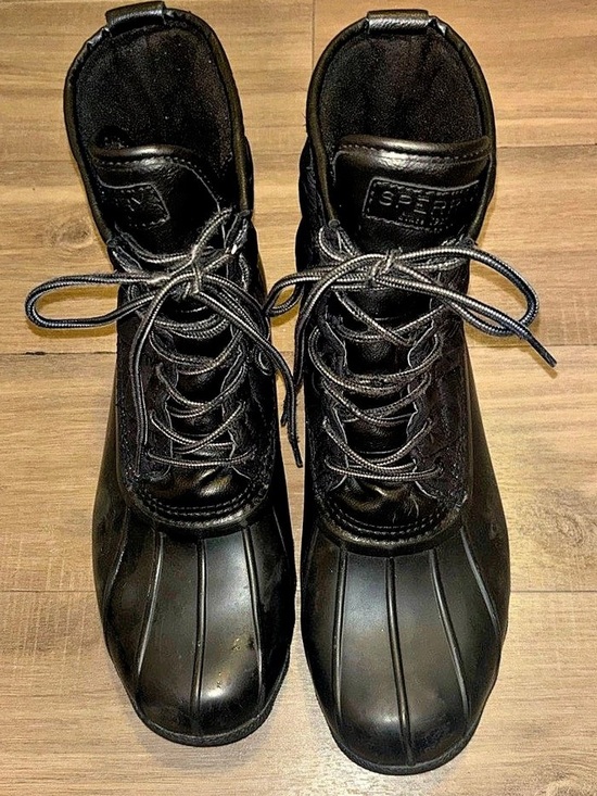 Sperry Other - Sperry Renegade Quilted Black Duck Boots US 10.5